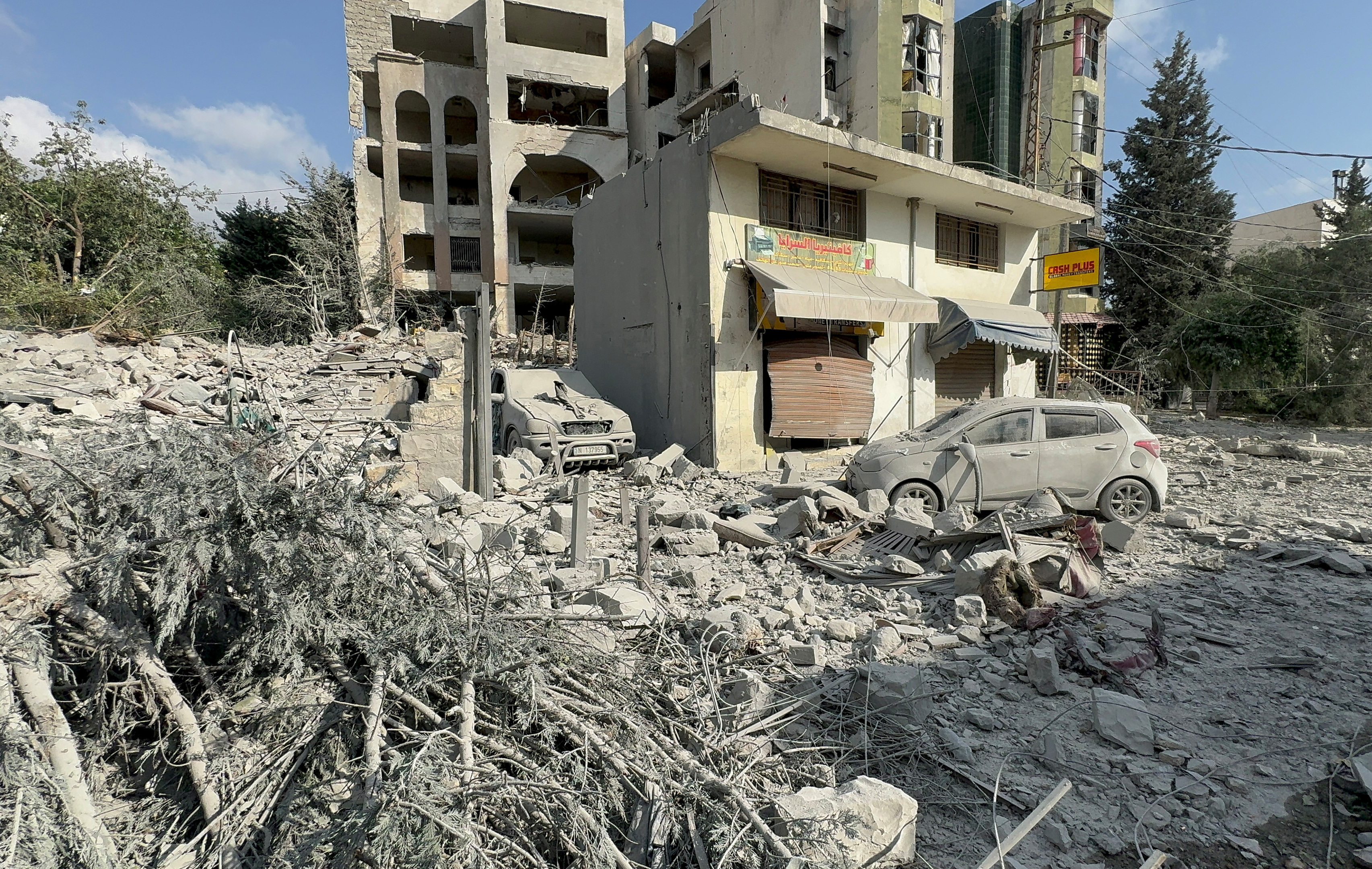 Aftermath of Israeli strike on Nabatieh