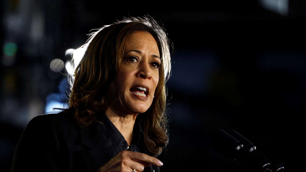 Democratic presidential nominee Kamala Harris campaigns in Wilkes-Barre