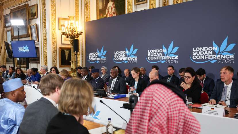 London Sudan conference, at Lancaster House, in London