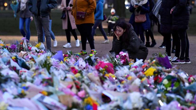 FILE PHOTO: Memorial site at the Clapham Common Bandstand, following the kidnap and murder of Sarah Everard, in London