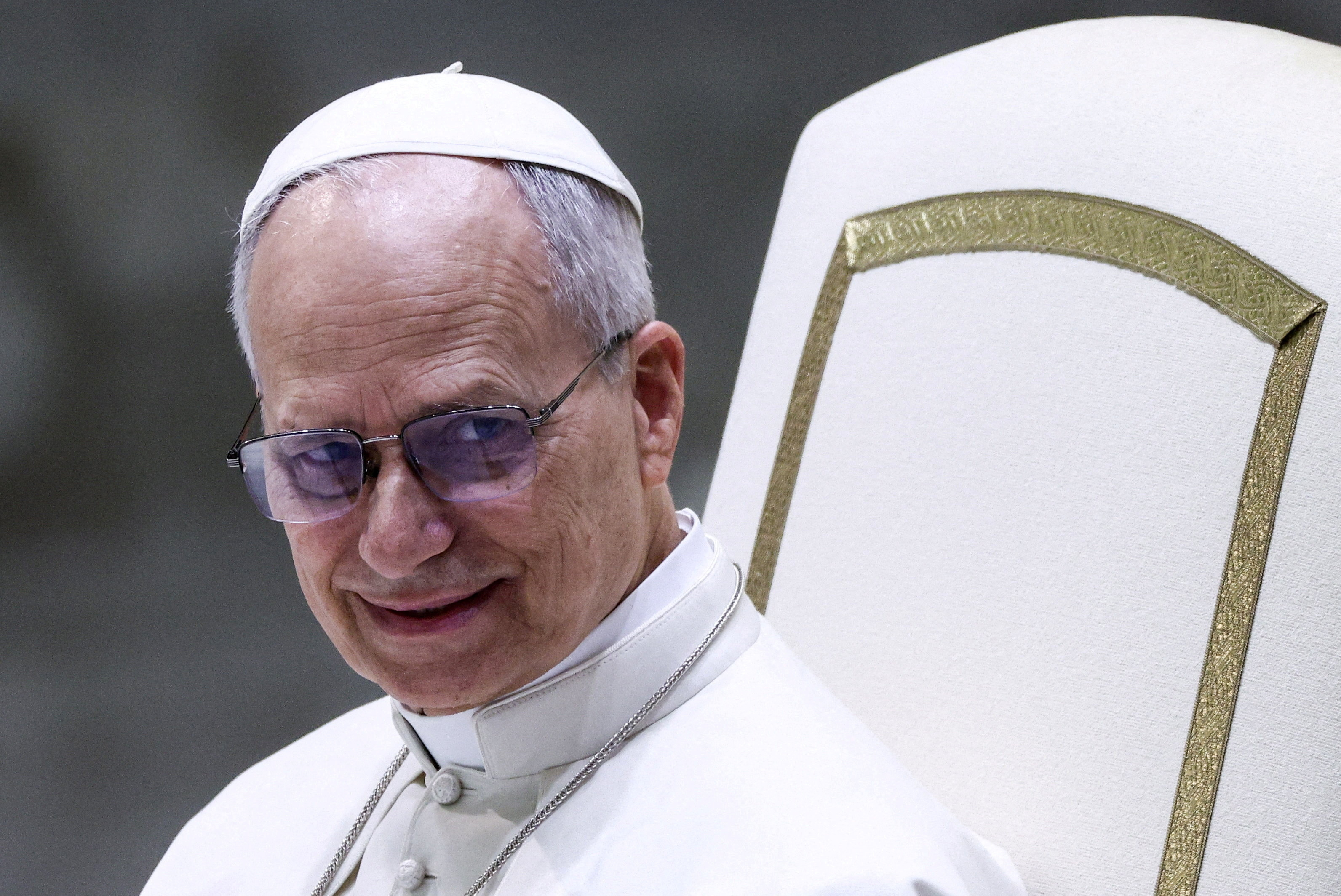 FILE PHOTO: Pope Leo XIV's weekly general audience at the Paul VI hall at the Vatican