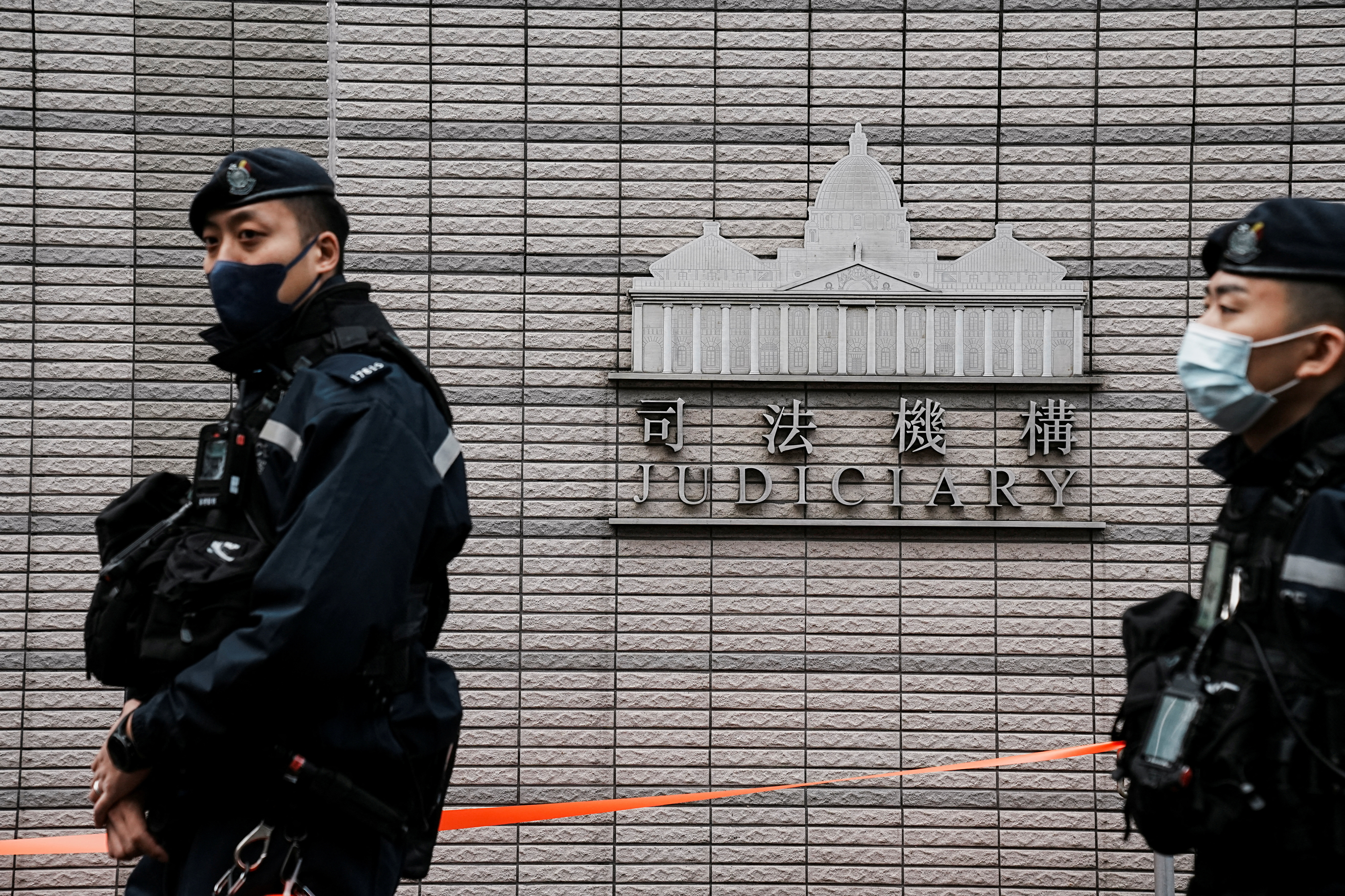 FILE PHOTO: National security trial of media mogul Jimmy Lai, founder of Apple Daily, in Hong Kong