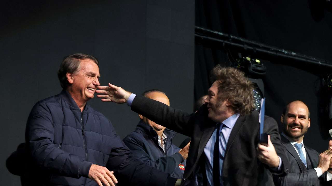 Argentine President Milei visits Brazil