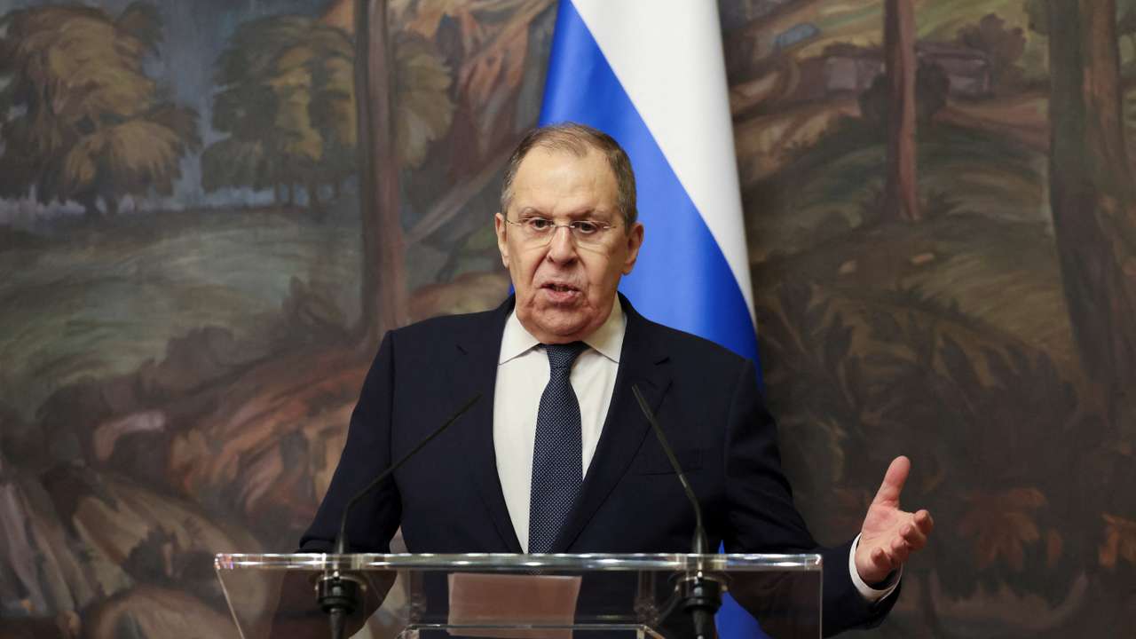 Russian Foreign Minister Lavrov and Syrian Foreign Minister al-Shibani meet in Moscow