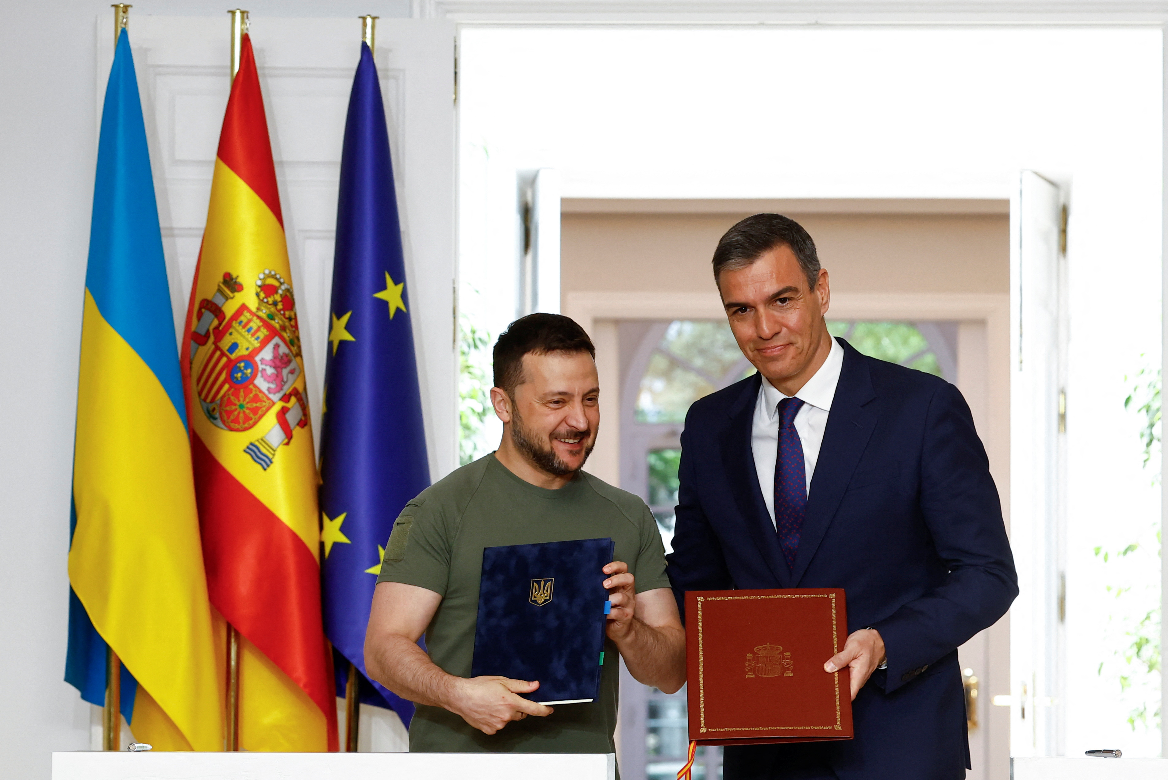 Ukraine's President Volodymyr Zelenskiy visits Spain