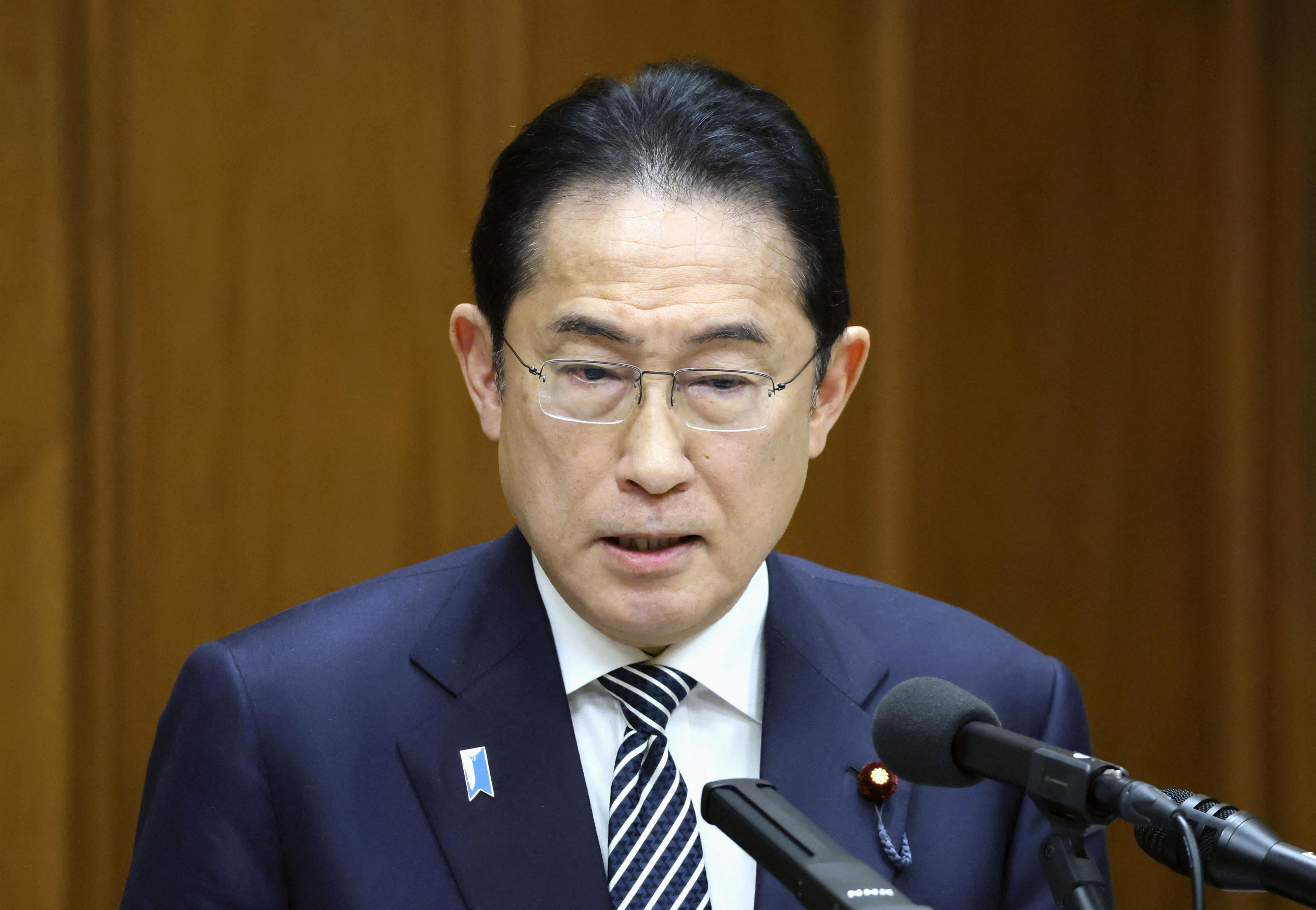 Japanese Prime Minister Fumio Kishida attends a parliamentary ethics committee, in Tokyo