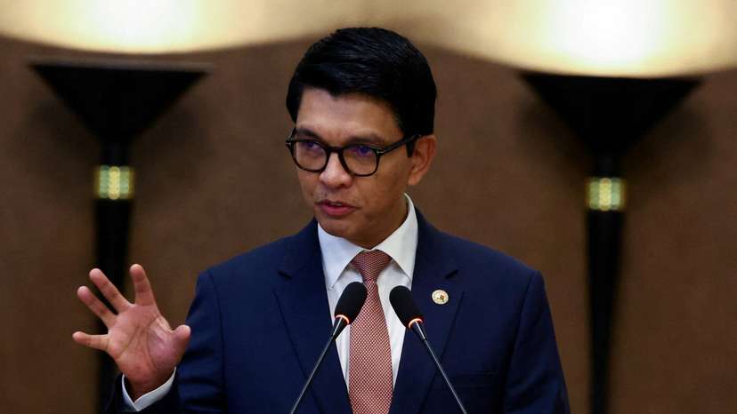 FILE PHOTO: Madagascar's President Rajoelina names military general Zafisambo as new Prime Minister